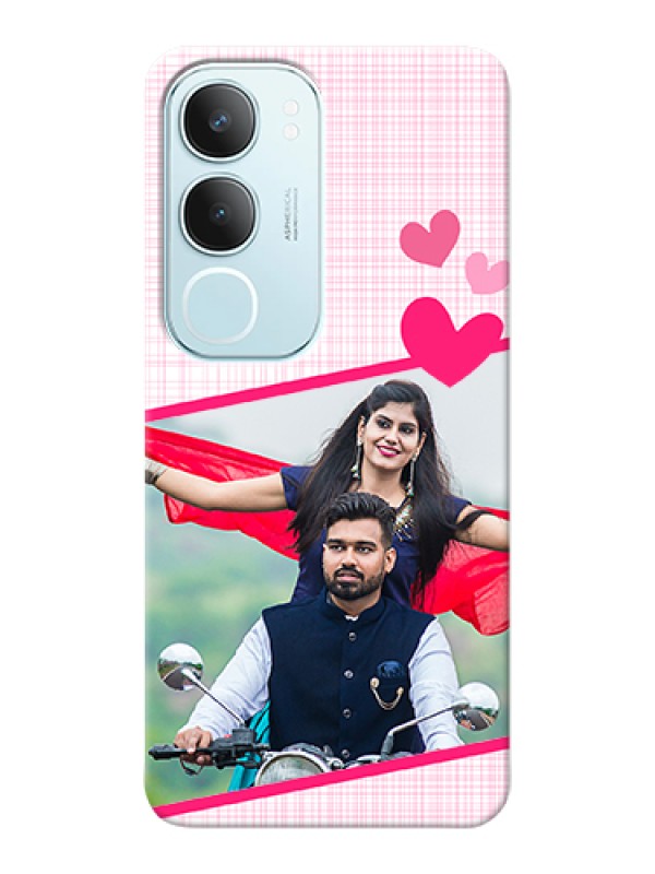 Custom Vivo Y29 5G Custom Hard Phone Case - Love Shape Heart Design