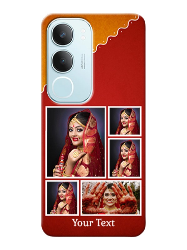 Custom Vivo Y29 5G Custom Hard Phone Case - Wedding Pic Upload Design