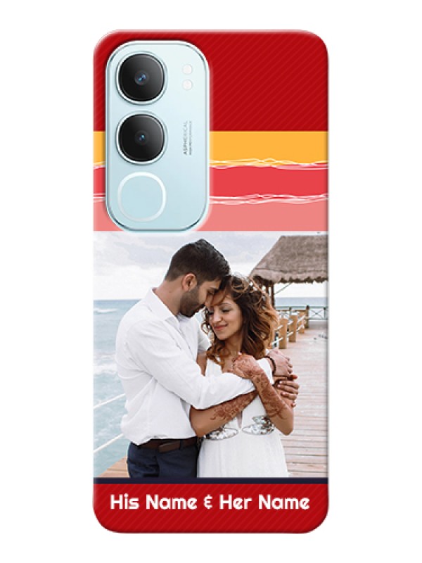 Custom Vivo Y29 5G Custom Hard Phone Case - Colorful Case Design
