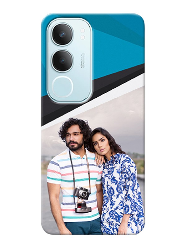 Custom Vivo Y29 5G Custom Hard Phone Case - Simple Pattern Photo Upload Design