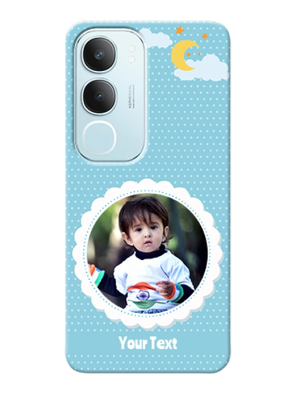 Custom Vivo Y29 5G Custom Hard Phone Case - Violet Pattern Design