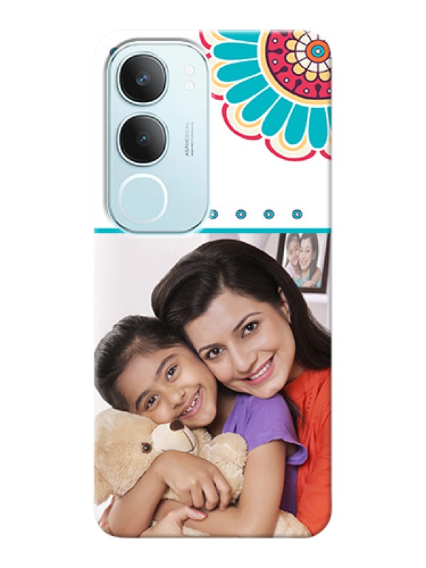 Custom Vivo Y29 5G Custom Hard Phone Case - Flower Design