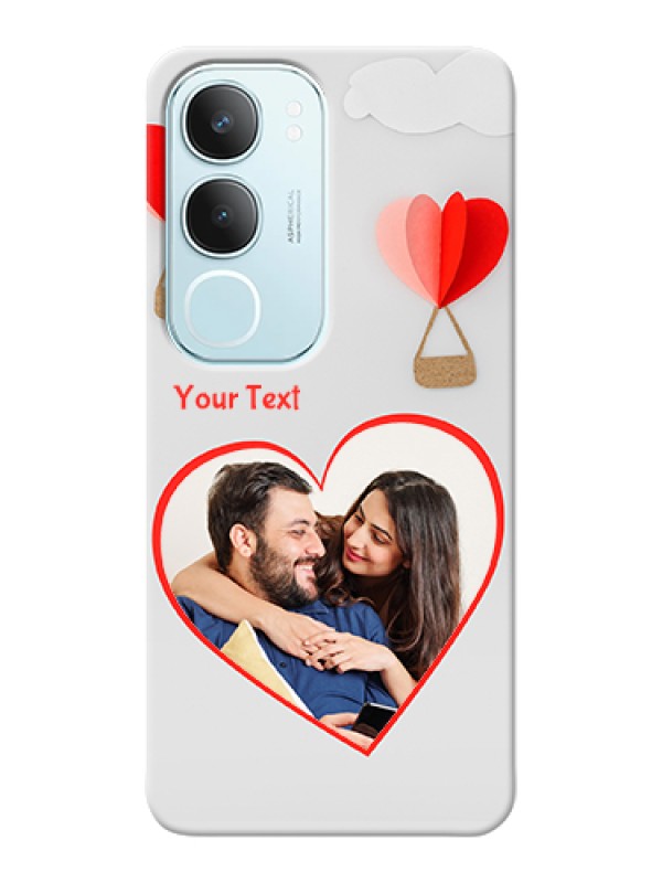 Custom Vivo Y29 5G Custom Hard Phone Case - Parachute Love Design