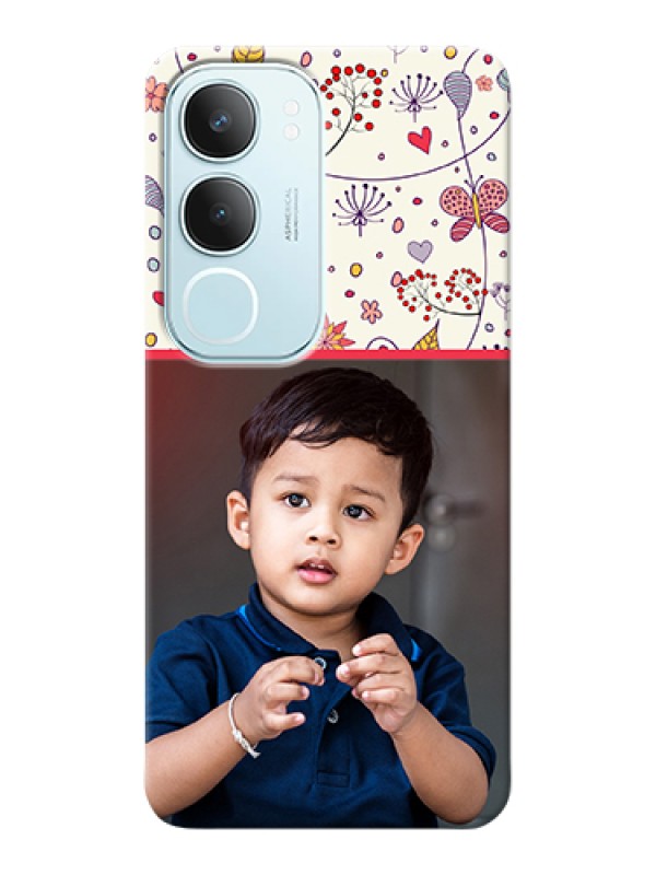 Custom Vivo Y29 5G Custom Hard Phone Case - Premium Floral Design