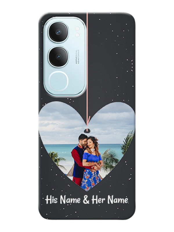 Custom Vivo Y29 5G Custom Hard Phone Case - Hanging Heart Design