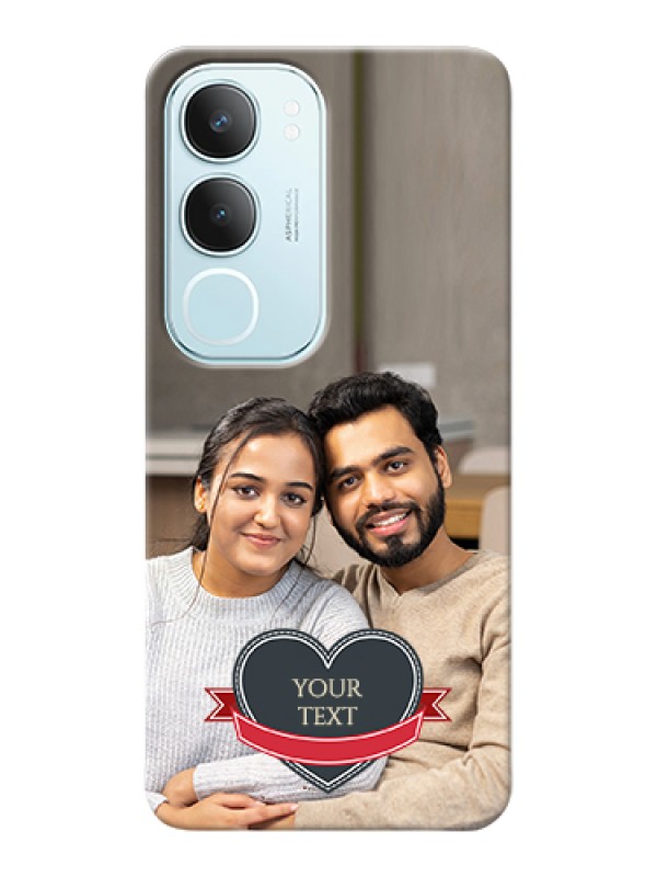 Custom Vivo Y29 5G Custom Hard Phone Case - Just Married Couple Design