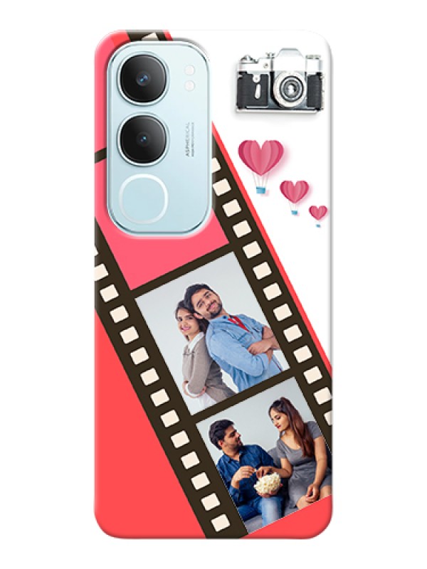 Custom Vivo Y29 5G Custom Hard Phone Case - 3 Image Holder With Film Reel