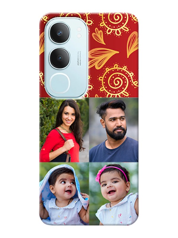 Custom Vivo Y29 5G Custom Hard Phone Case - 4 Image Traditional Design