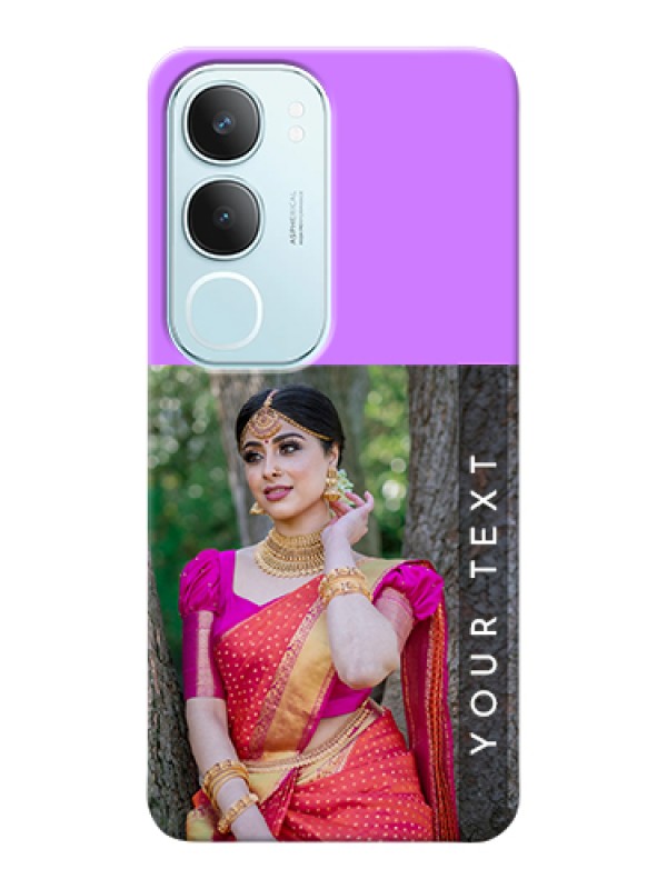 Custom Vivo Y29 5G Custom Hard Phone Case - Birthday Icons Design