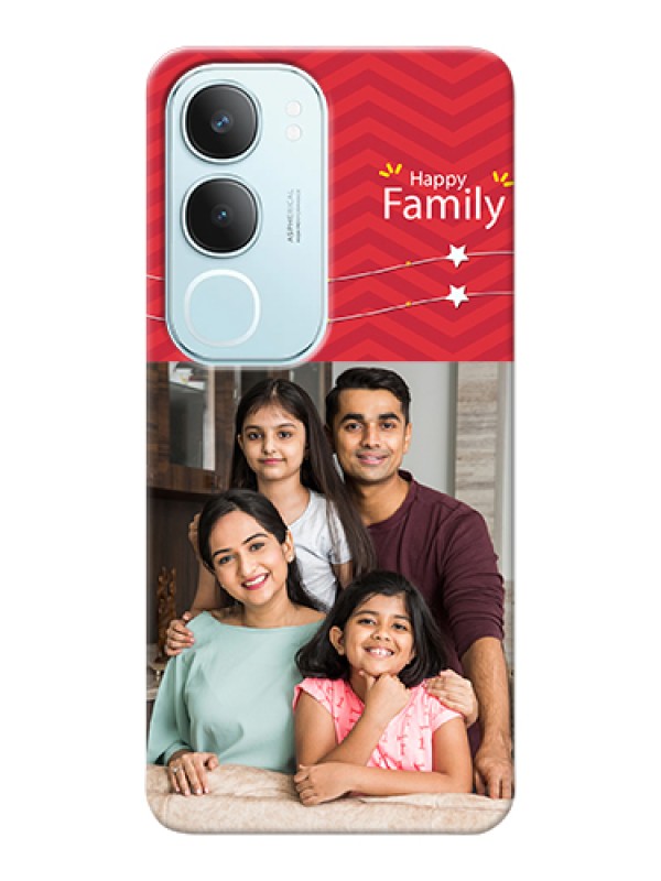 Custom Vivo Y29 5G Custom Hard Phone Case - Happy Family Design