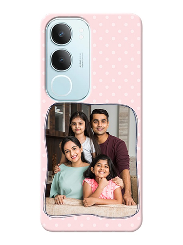 Custom Vivo Y29 5G Custom Hard Phone Case - Family With Dots Design