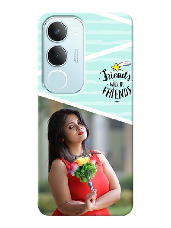 Custom Vivo Y29 5G Custom Hard Phone Case - Friends Picture Icon Design