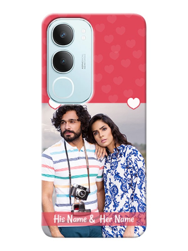 Custom Vivo Y29 5G Custom Hard Phone Case - Simple Love Design