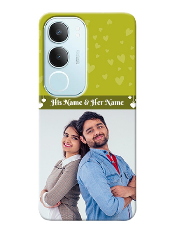 Custom Vivo Y29 5G Custom Hard Phone Case - You & Me Heart Design