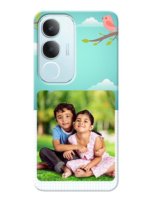 Custom Vivo Y29 5G Custom Hard Phone Case - Doodle Love Design