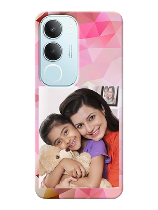 Custom Vivo Y29 5G Custom Hard Phone Case - Abstract Triangle Design