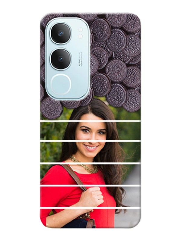 Custom Vivo Y29 5G Custom Hard Phone Case - With Oreo Biscuit Design