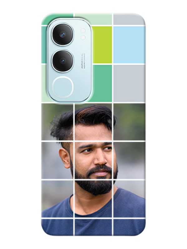 Custom Vivo Y29 5G Custom Hard Phone Case - With White Box Pattern