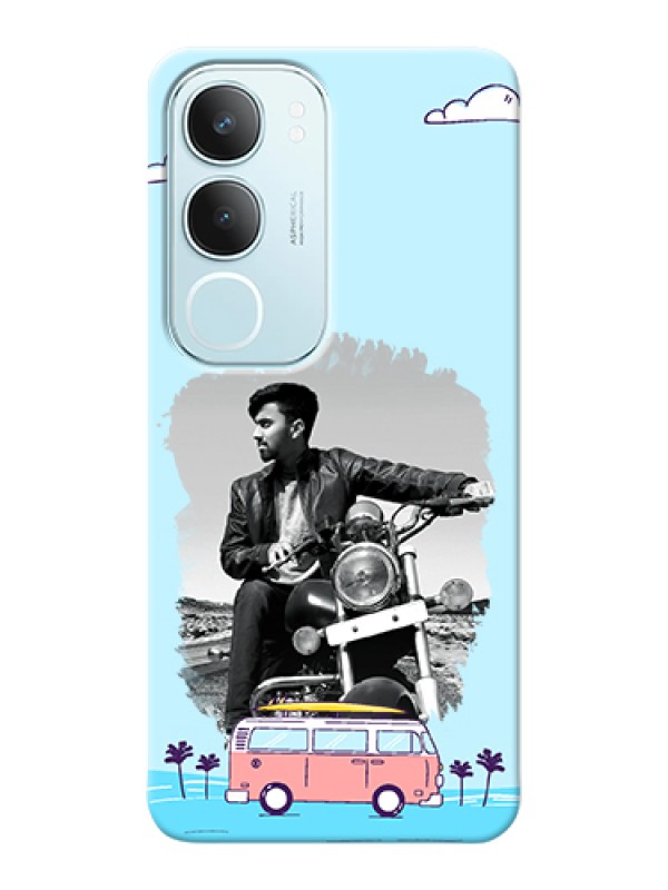 Custom Vivo Y29 5G Custom Hard Phone Case - Travel & Adventure Design