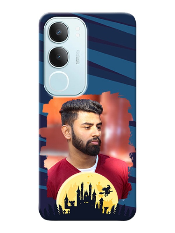 Custom Vivo Y29 5G Custom Hard Phone Case - Halloween Witch Design