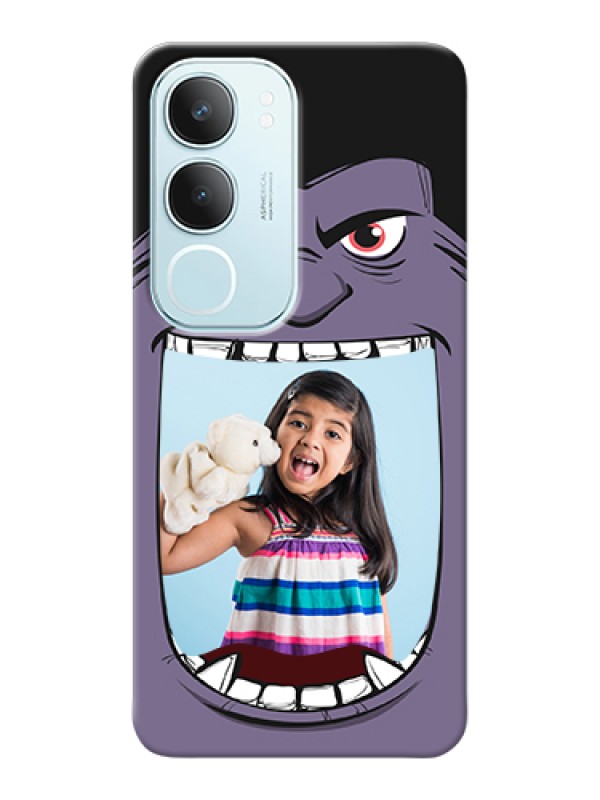 Custom Vivo Y29 5G Custom Hard Phone Case - Angry Monster Design