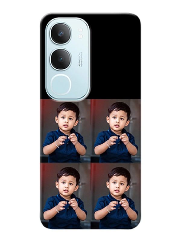 Custom Vivo Y29 5G Custom Hard Phone Case - 4 Image Holder Design