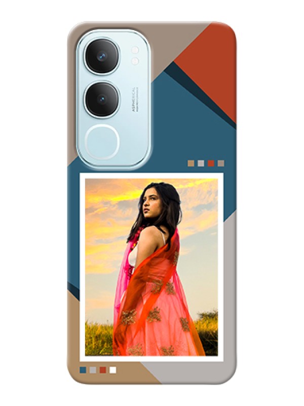 Custom Vivo Y29 5G Custom Hard Phone Case - Retro Color Pallet Design