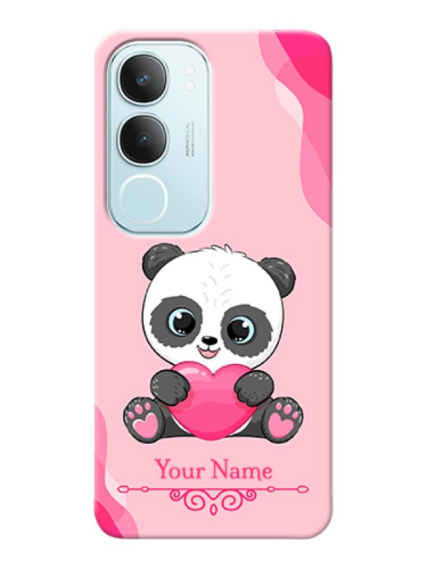 Custom Vivo Y29 5G Custom Hard Phone Case - Cute Panda Design