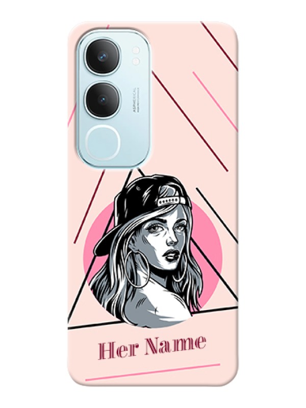 Custom Vivo Y29 5G Custom Hard Phone Case - Rockstar Girl Design