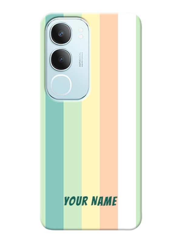 Custom Vivo Y29 5G Custom Hard Phone Case - Multi - Colour Stripes Design