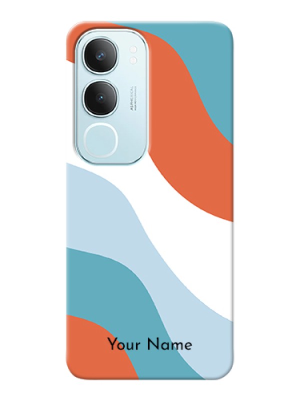 Custom Vivo Y29 5G Custom Hard Phone Case - Coloured Waves Design
