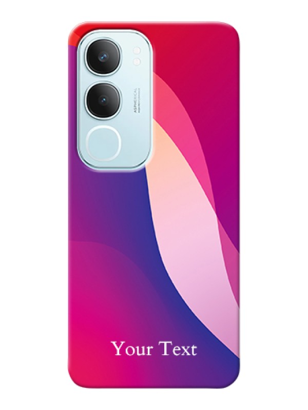 Custom Vivo Y29 5G Custom Hard Phone Case - Digital Abstract Overlap Design