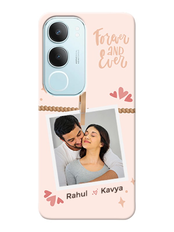 Custom Vivo Y29 5G Custom Hard Phone Case - Forever And Ever Love Design