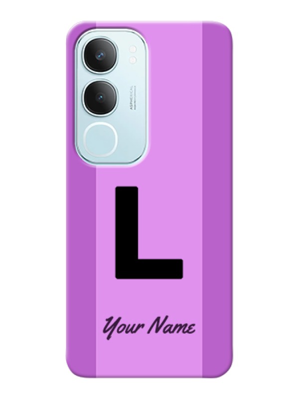 Custom Vivo Y29 5G Custom Hard Phone Case - Tricolor Custom Text Design