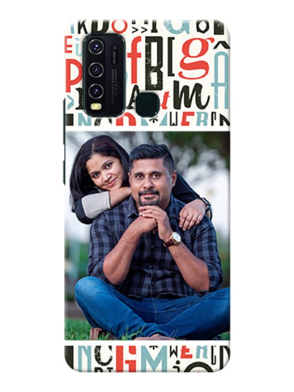 Custom Vivo Y30 custom mobile phone covers: Alphabet Design
