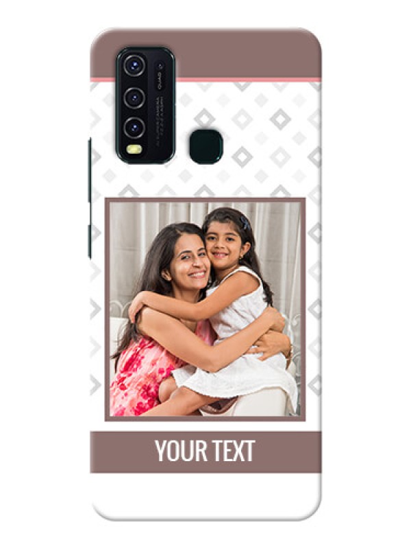 Custom Vivo Y30 custom back covers: Simple Diamond Design