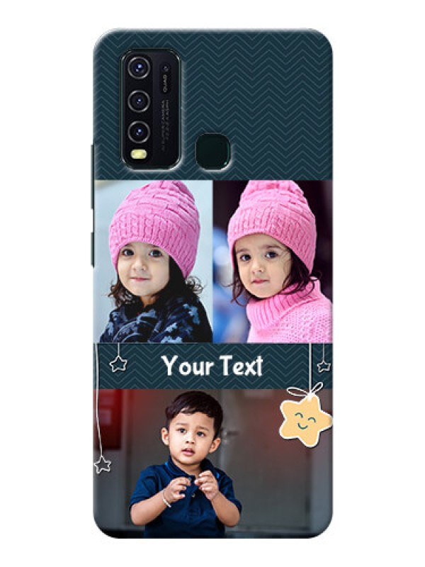Custom Vivo Y30 Mobile Back Covers Online: Hanging Stars Design