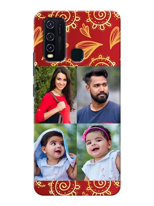 Custom Vivo Y30 Mobile Phone Cases: 4 Image Traditional Design