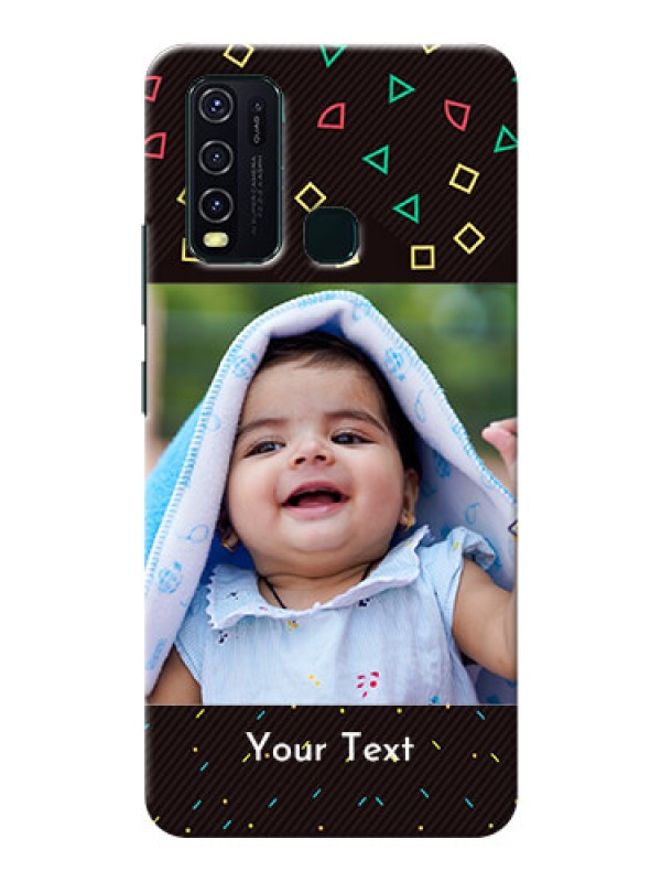 Custom Vivo Y30 custom mobile cases with confetti birthday design