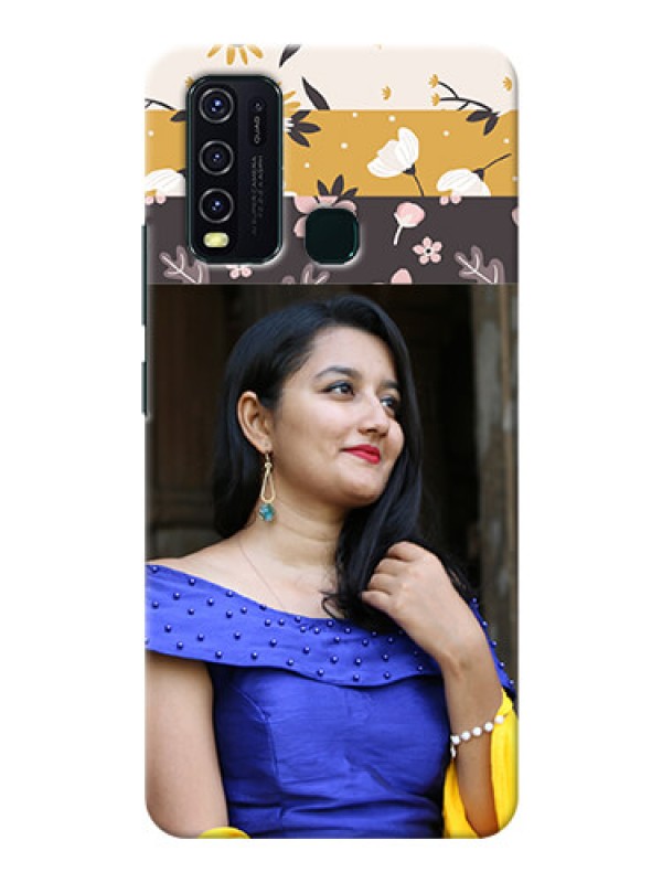 Custom Vivo Y30 mobile cases online: Stylish Floral Design