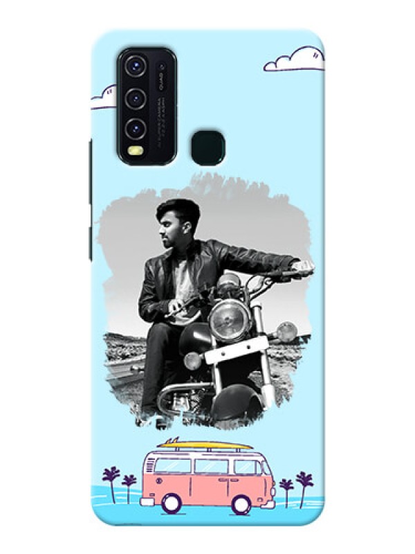 Custom Vivo Y30 Mobile Covers Online: Travel & Adventure Design