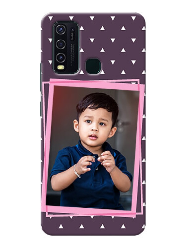 Custom Vivo Y30 Phone Cases: Triangle Pattern Dotted Design