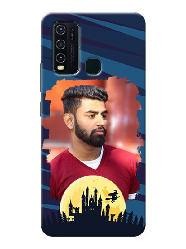 Custom Vivo Y30 Back Covers: Halloween Witch Design 