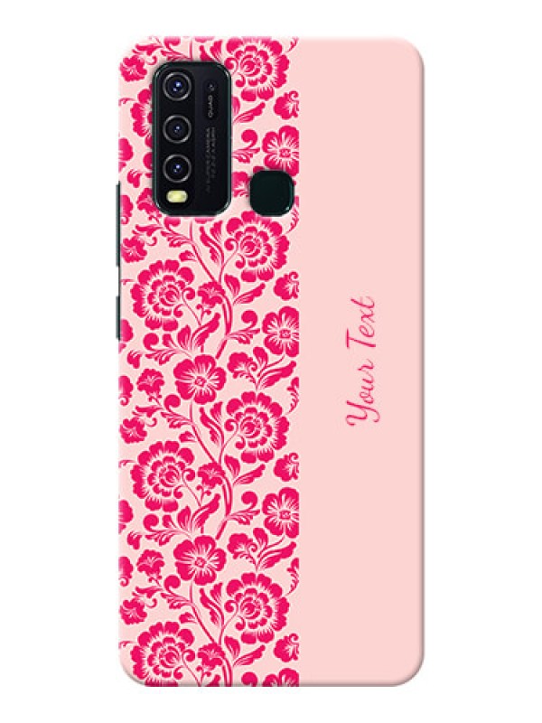 Custom Vivo Y30 Phone Back Covers: Attractive Floral Pattern Design