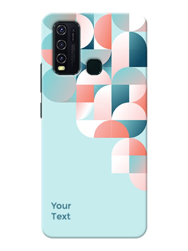 Custom Vivo Y30 Back Covers: Stylish Semi-circle Pattern Design