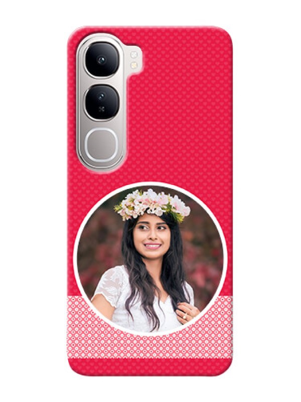Custom Vivo Y300 5G Mobile Covers Online: Pink Pattern Design