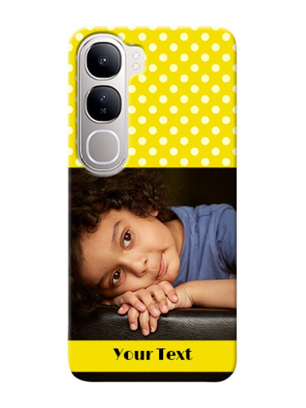 Custom Vivo Y300 5G Custom Mobile Covers: Bright Yellow Case Design