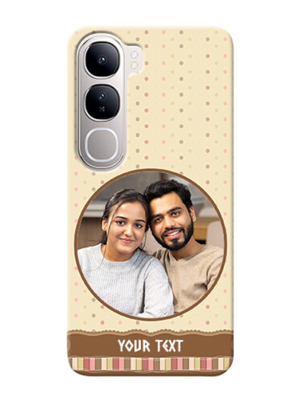 Custom Vivo Y300 5G Mobile Cases: Brown Dotted Mobile Case Design