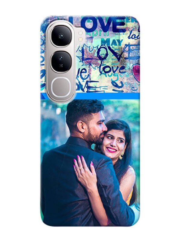 Custom Vivo Y300 5G Mobile Covers Online: Colorful Love Design