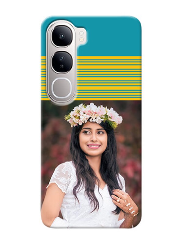 Custom Vivo Y300 5G personalized phone covers: Yellow And Blue Design